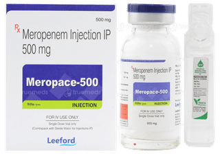 Meropace 500 MG Injection 10 ML